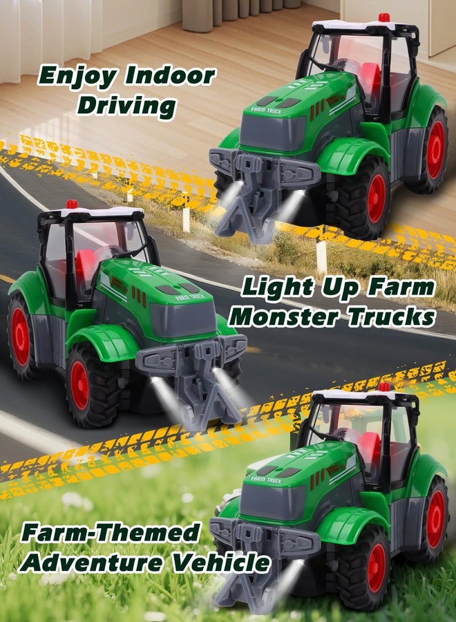 HuiJuKeJi Remote Control Tractor,1/24 Scale with Dump Trailer, Rechargeable RC Farm Vehicle Toy with Light and Sound for Kids, Ideal Christmas Birthday Gift for Boys and Girls Ages 6+ - Image 5